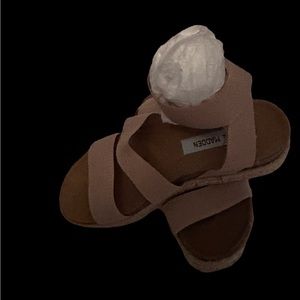 STEVE Madden sandals, tan , size 7
